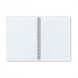 Luxor Spiral Premium Exercise Notebook, Single Ruled - (21cm x 29.7cm), 300 Pages