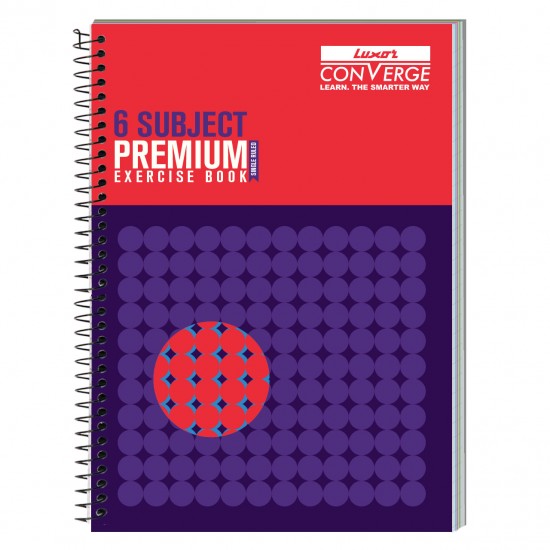 Luxor Spiral Premium Exercise Notebook, Single Ruled - (21cm x 29.7cm), 300 Pages