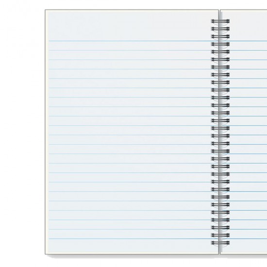 Luxor Spiral Premium Exercise Notebook, Single Ruled - (21cm x 29.7cm), 300 Pages