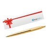 Printdoot Personalized Pen with Name, Customized Parker Jotter GT Ball Pen, Gold with Metal Box Name Engraved on Both, Stainless Steel (1 Unit, Ink Color - Blue)
