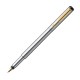 Printdoot Personalized Pen with Name, Customized Parker Vector Stainless Steel GT Fountain Pen with Box Name Engraved