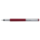 Parker Vector Metallix Fountain Pen (F) Red with Quink Ink Bottle