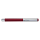 Parker Vector Metallix Fountain Pen (F) Red with Quink Ink Bottle