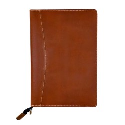 Printdoot.com Leatherette PU Material File & Folder for Holding official document, certificate| 4 Ring Folder | 10 Leafs | Size: FS | Color: Brown