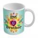 Printdoot.com Designer Rakhi combo for Bahiya Bhabhi Child - Lumba Pair Set with Child Rakhi, Roli Chawal and Ceremic mug (LoveYouBro)