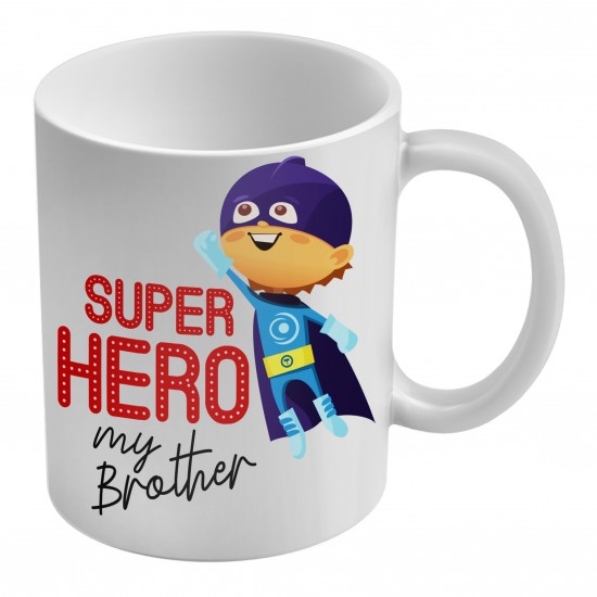 Printdoot.com Designer Rakhi combo for Bahiya Bhabhi - Lumba Pair Set(KC), Roli Chawal and Ceremic mug (SuperHero)