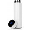 LED Temperature Display Insulated Water Bottle For Travel ,Home, Office, school 500 ml Flask (Pack of 1, White)