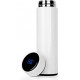 LED Temperature Display Insulated Water Bottle For Travel ,Home, Office, school 500 ml Flask (Pack of 1, White)